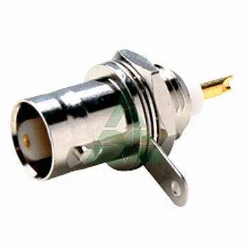 BNC Female Chassis Mount Connector with Lock Washer and Nut