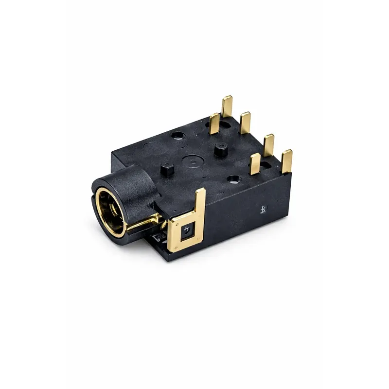 1403A Female AUX Stereo Audio Jack 3.5mm 7-Pin Through-Hole