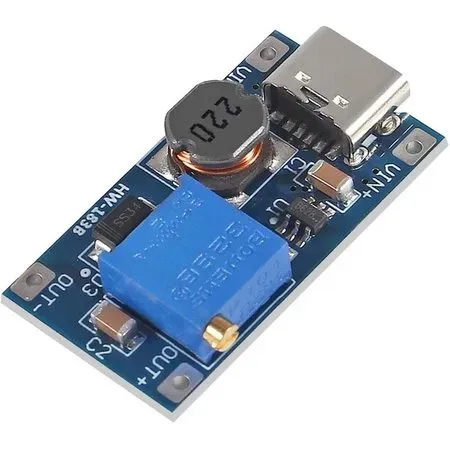 MT3608 DC-DC Step-Up Boost Module 2A with USB Type-C