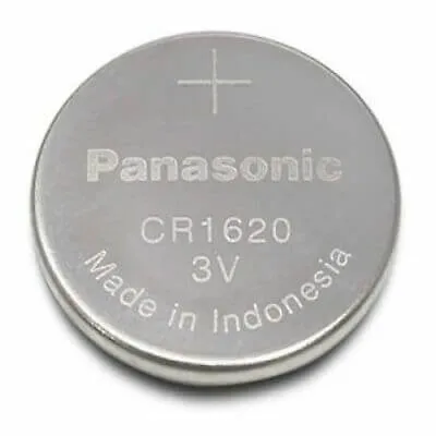 Panasonic CR1620 3V 75mAh Lithium Coin Cell Battery