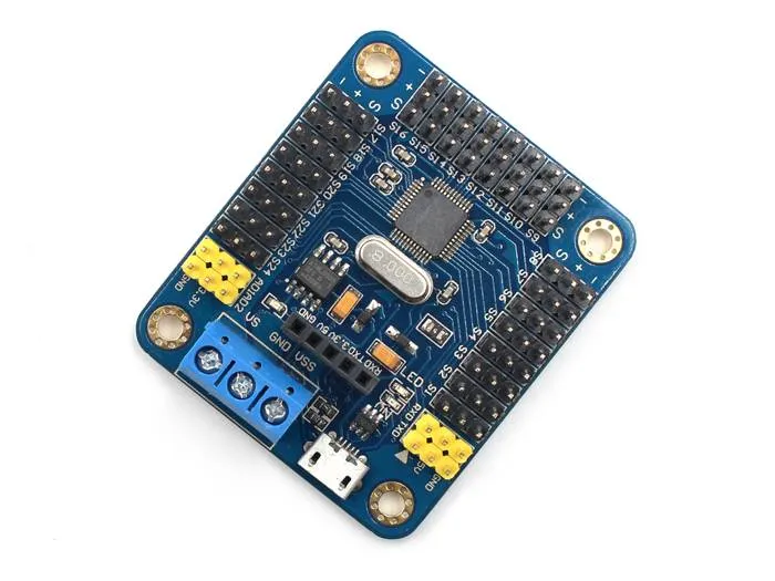 24-Channel PWM Servo Controller Board, 32-bit, Arduino Compatible
