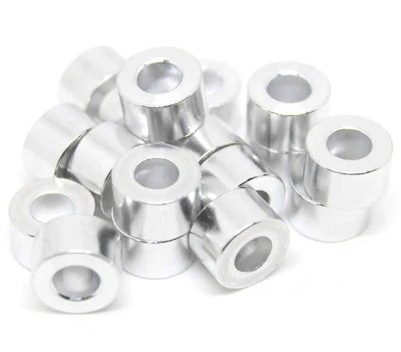 Aluminum Spacer 5.1 x 10 x 6.35 mm (ID 5.1 mm, OD 10 mm)