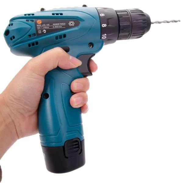 LCK-12C 12V Cordless Electric Screwdriver, Two-Speed