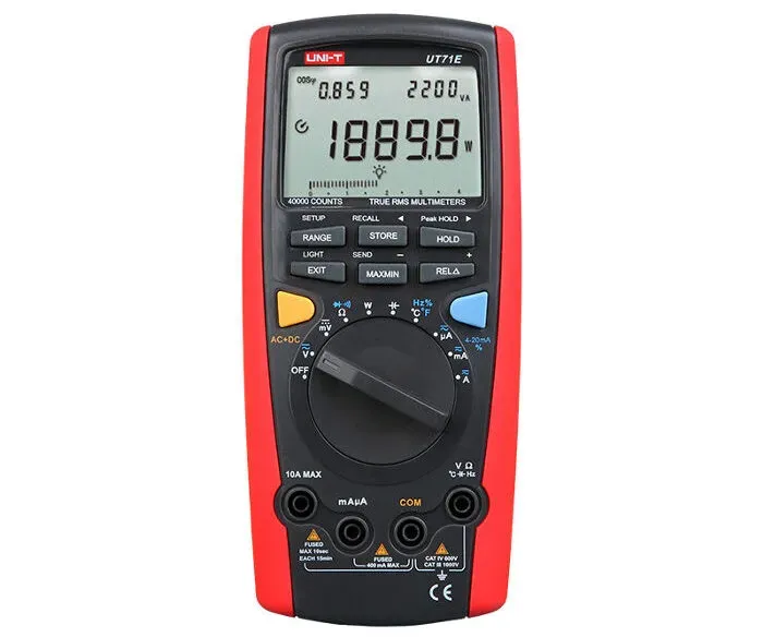 UNI-T UT71E 1000V True RMS Intelligent Digital Multimeter