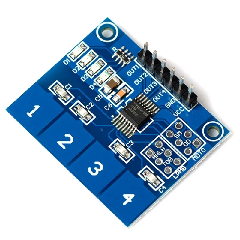 Capacitive Touch Keypad Module 4-Channel (TTP224)