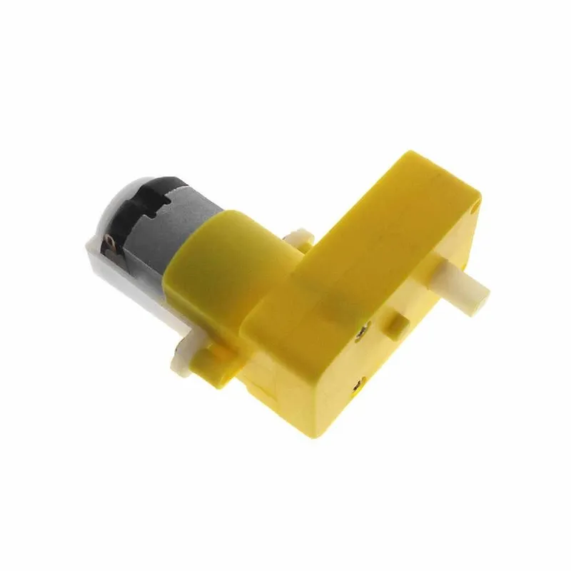 90 Degree L-Shaped Yellow TT Gear Motor DC 3V-6V 1:48