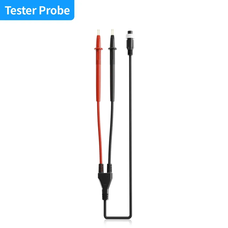 FNIRSI HRM-10 4-Wire Kelvin Test Probe (80cm Cable)