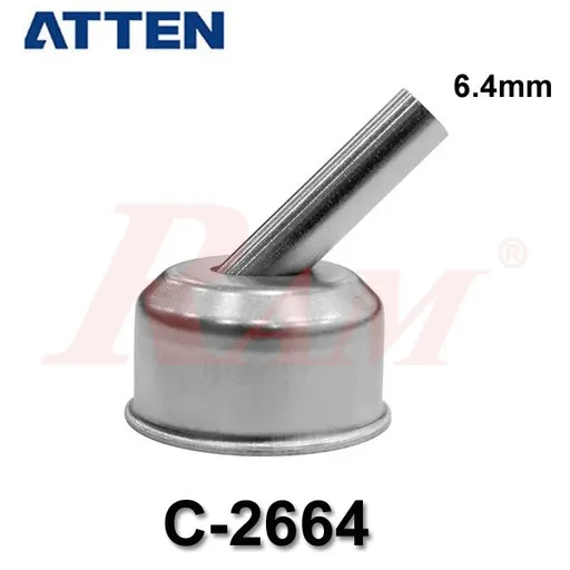 فوهة هواء ساخن ATTEN C-2664 منحنية 45° بقطر 6.4 مم