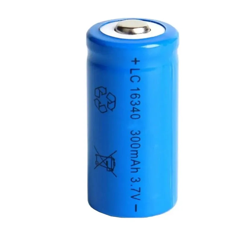 16340 Rechargeable Li-ion Cell 3.7V 300mAh (Actual Capacity)
