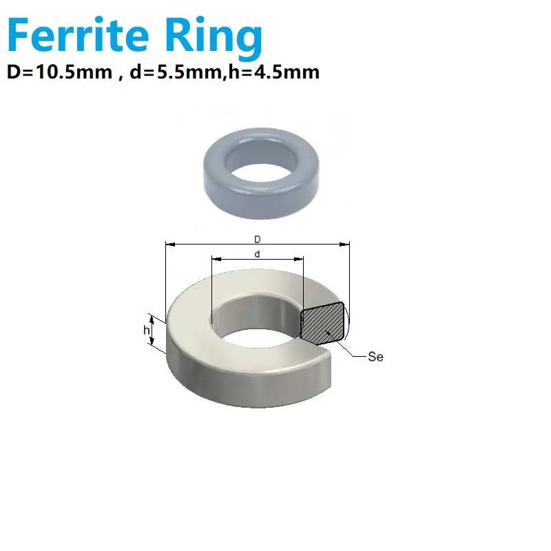حلقة فريت 10.5×5.5×4.5 مم