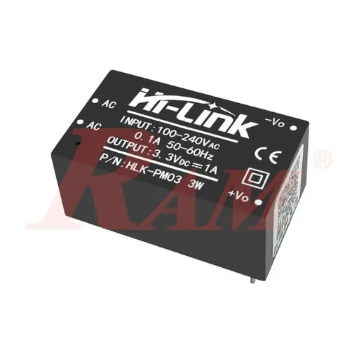 AC-DC Module 3W 220Vac to 3.3Vdc HLK-3M03B