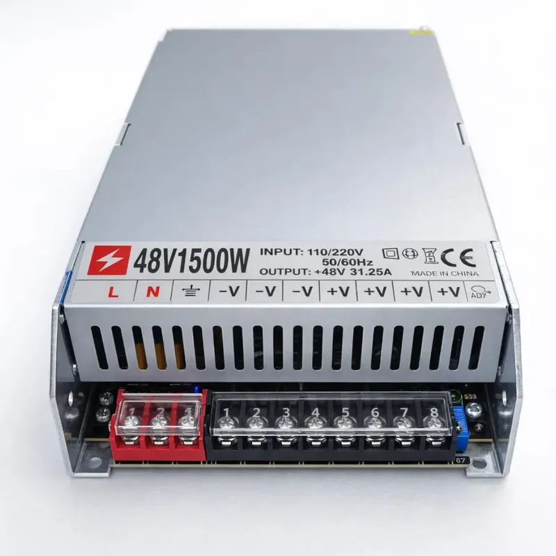48V 30A 1500W Switching Power Supply, Selectable AC Input