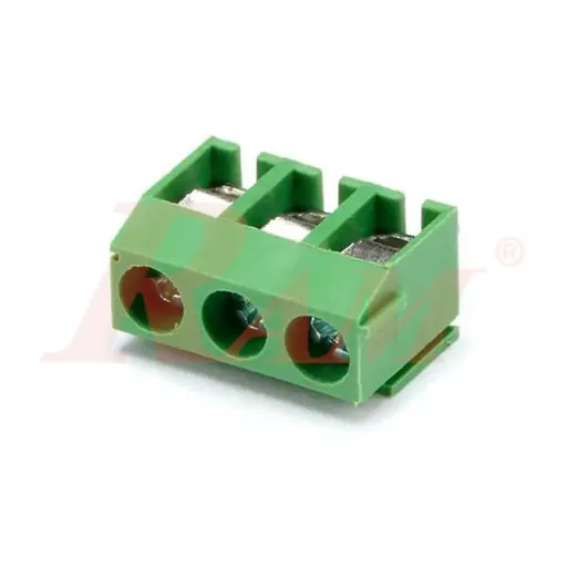 طرفية برغي للوحات PCB بـ 3 أطراف وخطوة 5mm - KF126-5.0-03P أخضر