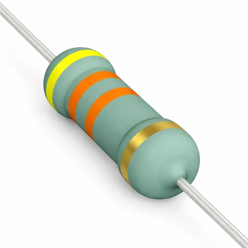Carbon Resistor 43kΩ 0.25W ±5% Through Hole