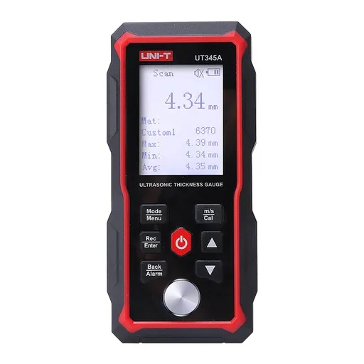 UNI-T UT345A Ultrasonic Thickness Gauge 2.4-inch LCD