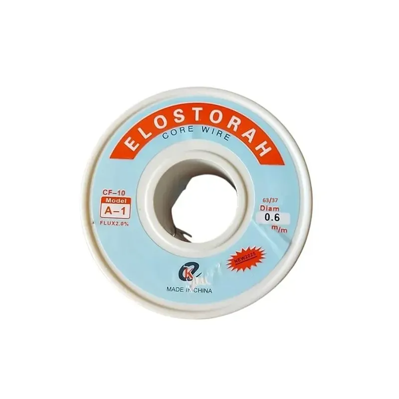 63/37 Rosin-Core Solder Wire 0.6mm, 100g Spool