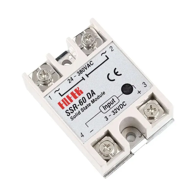 SSR-60 DA Solid State Relay 60A 3-32V DC to 24-380V AC