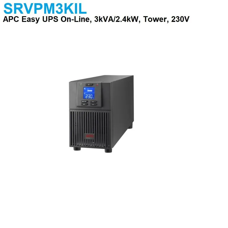 APC Easy UPS SRVPM3KIL 3000VA 230V Online with Battery Pack