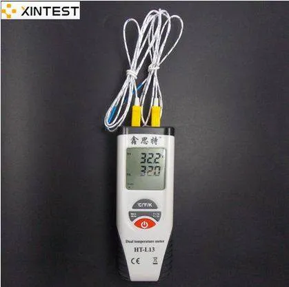Precision Two-Channel Contact Thermometer (-200 to 1372 °C)