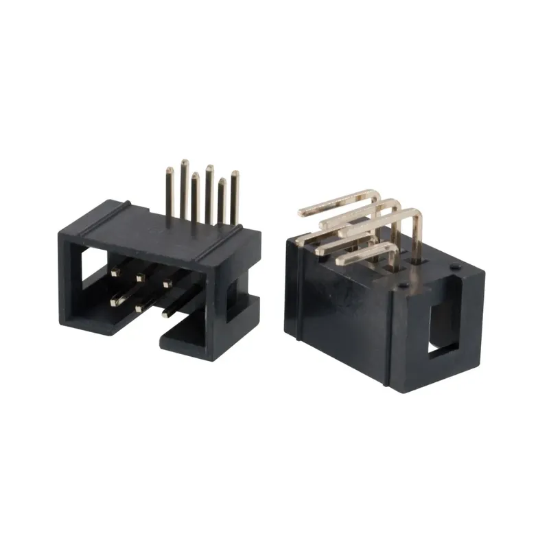 IDC FC-6 Male Right Angle Header for PCB, 6-Pin (2x3, 2.54mm)