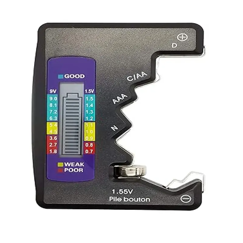 Universal Battery Tester for C, AA, AAA, D, N, 9V & 1.55V Cells