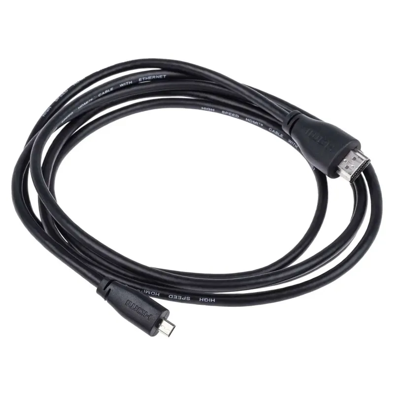 كابل Micro-HDMI إلى HDMI رسمي من Raspberry Pi بطول 2 متر