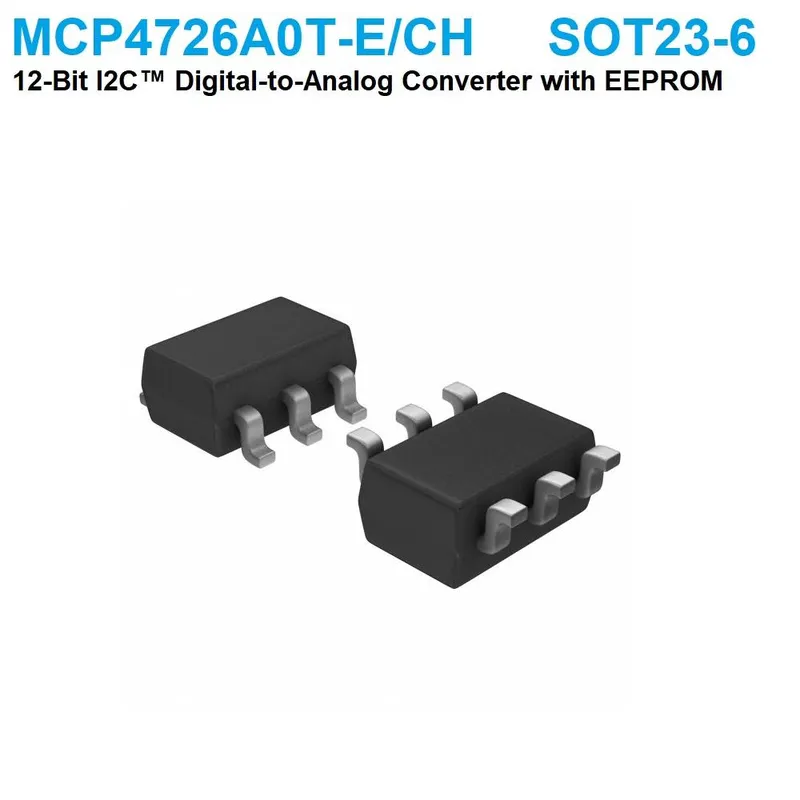 MCP4726 محول DAC بدقة 12 بت مع EEPROM وواجهة I2C
