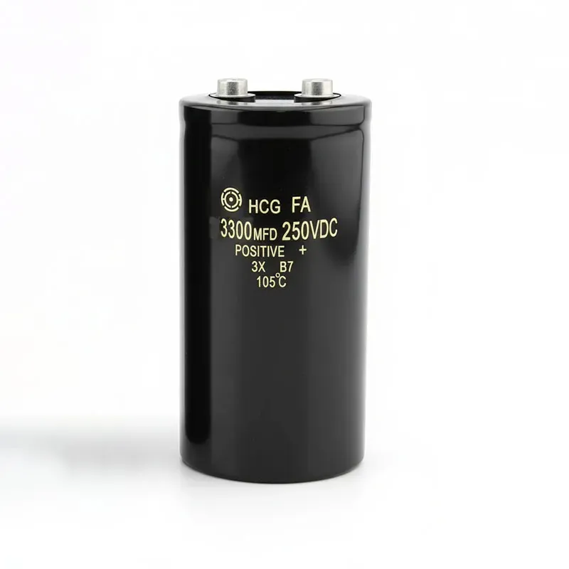 Screw Terminal Aluminum Electrolytic Capacitor 3300µF 250V