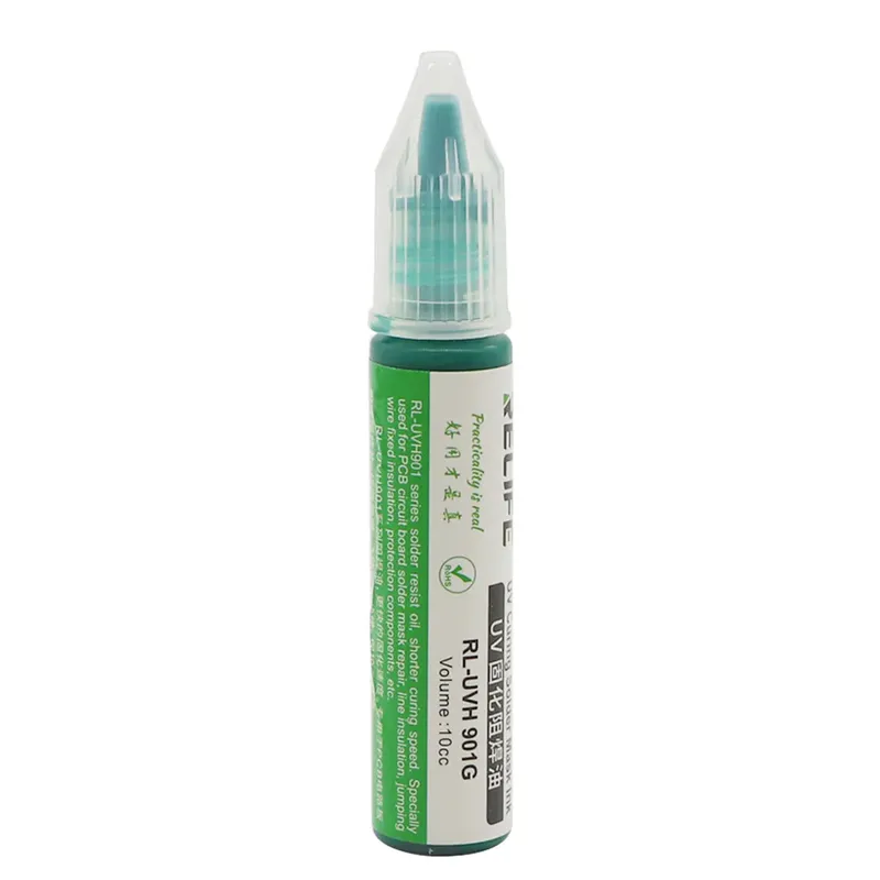 RELIFE RL-UVH 901G UV Curable Green Solder Mask 10cc
