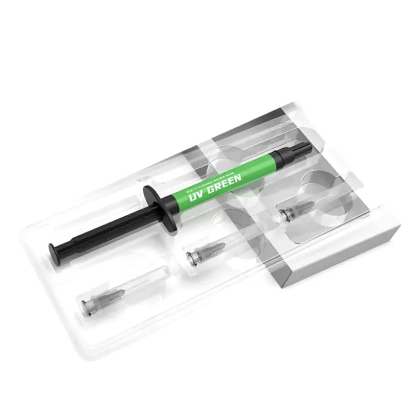2UUL 10cc UV Curable Green Solder Mask for PCB