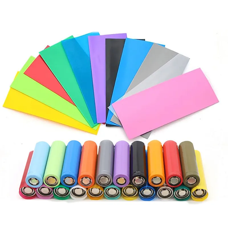 PVC Heat Shrink Tube for 18650 Battery 10 pcs