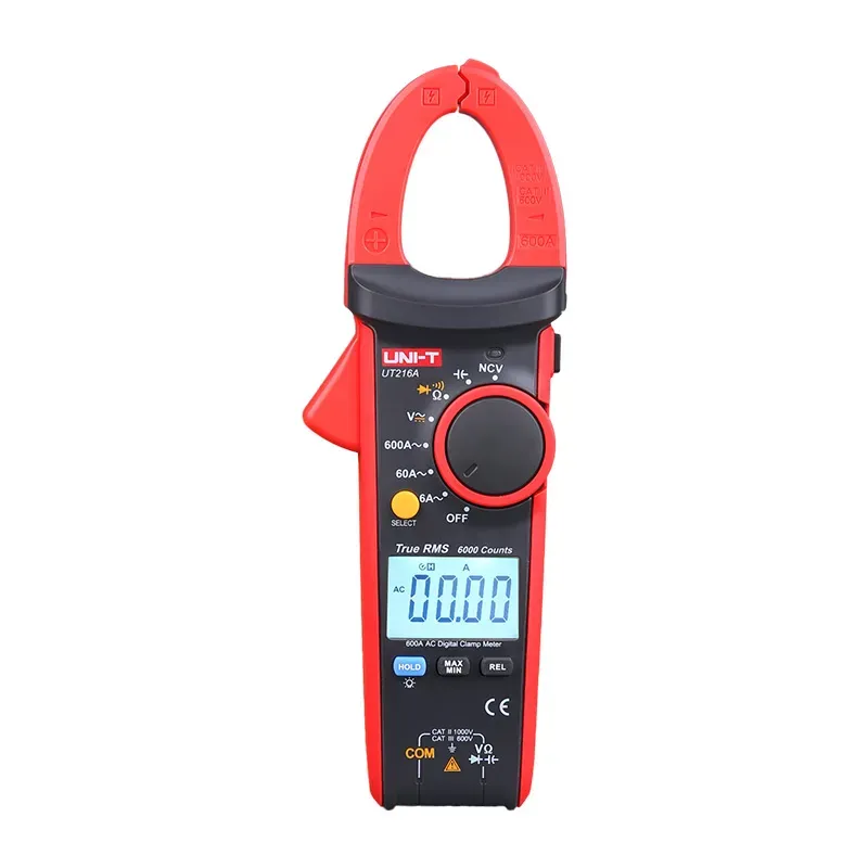 UNI-T UT216A True RMS Digital Clamp Meter, 600A AC