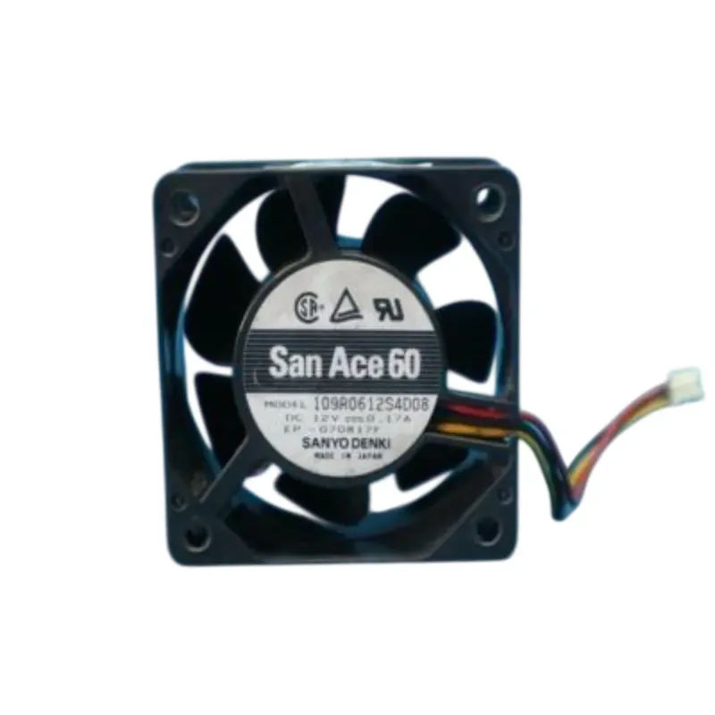 مروحة تبريد تيار مستمر SANYO San Ace 109R0612S4D08، 12 فولت، 0.17 أمبير