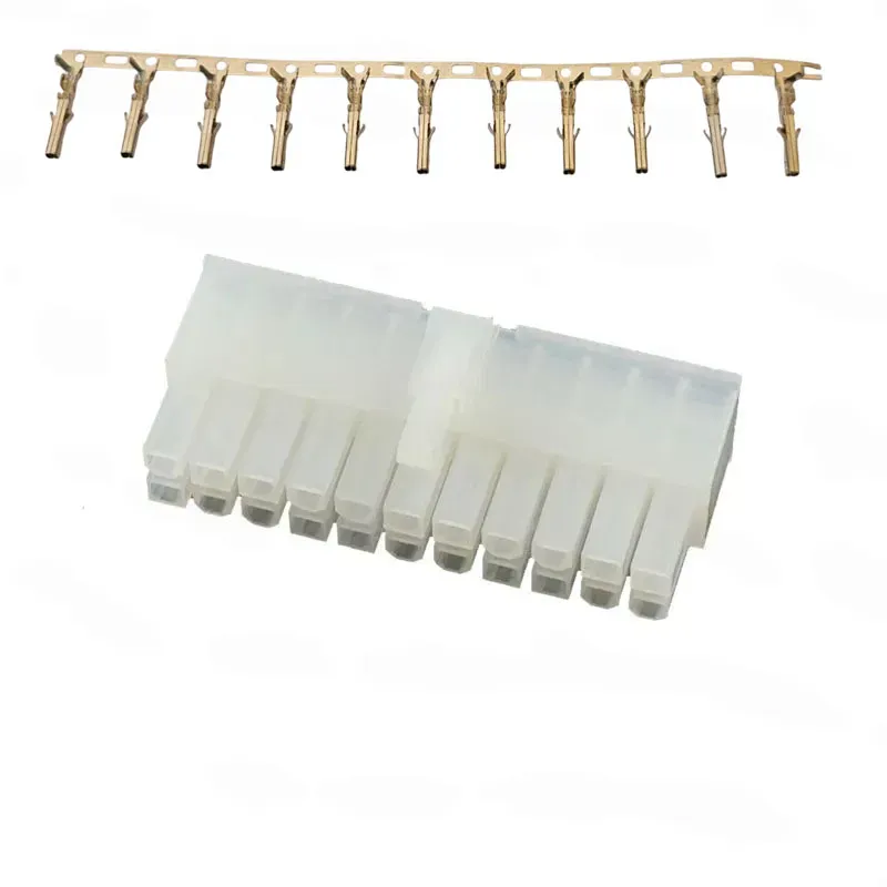 Automotive Wire Connector 22-Pin Female 5557-2x11R-4.2mm, Crimp Terminals