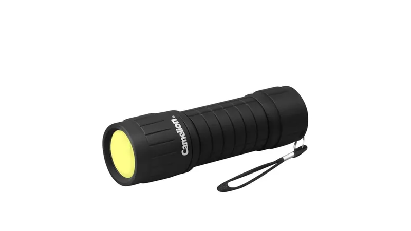 Camelion S87-3R03P 3W COB Pocket Flashlight 100lm Black