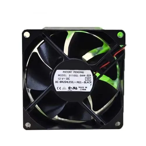 مروحة تبريد DC من NMB-MAT موديل 3110GL-B4W-B44 – 12 فولت 80×80×25 مم