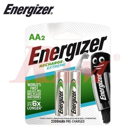Energizer AA Rechargeable NiMH 2300mAh 2-Pack