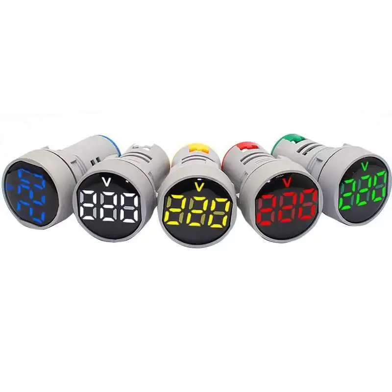 AD101-22VM 22mm AC 50-500V Digital Panel Voltmeter, Red LED