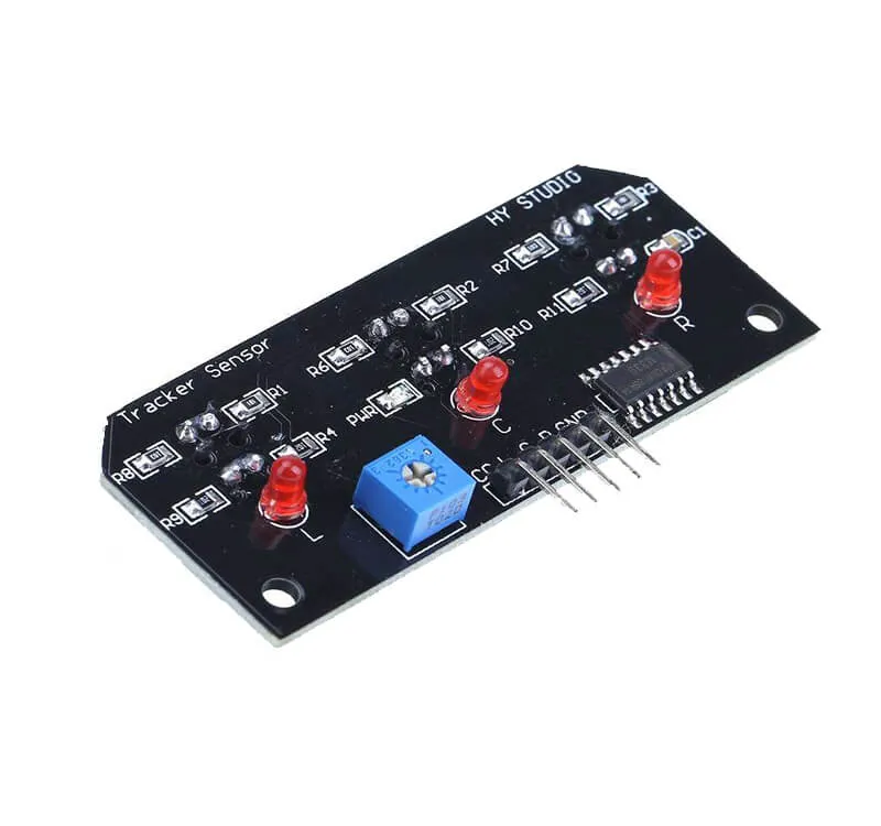 3-Channel Line Follower Tracking Module 5V IR (CTRT5000)
