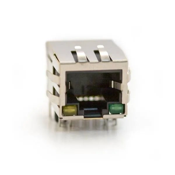 RJ45 8-Pin Shielded PCB Ethernet Jack with Magnetics HR911105A
