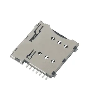 6-Pin Micro SIM Card Push-Type Holder