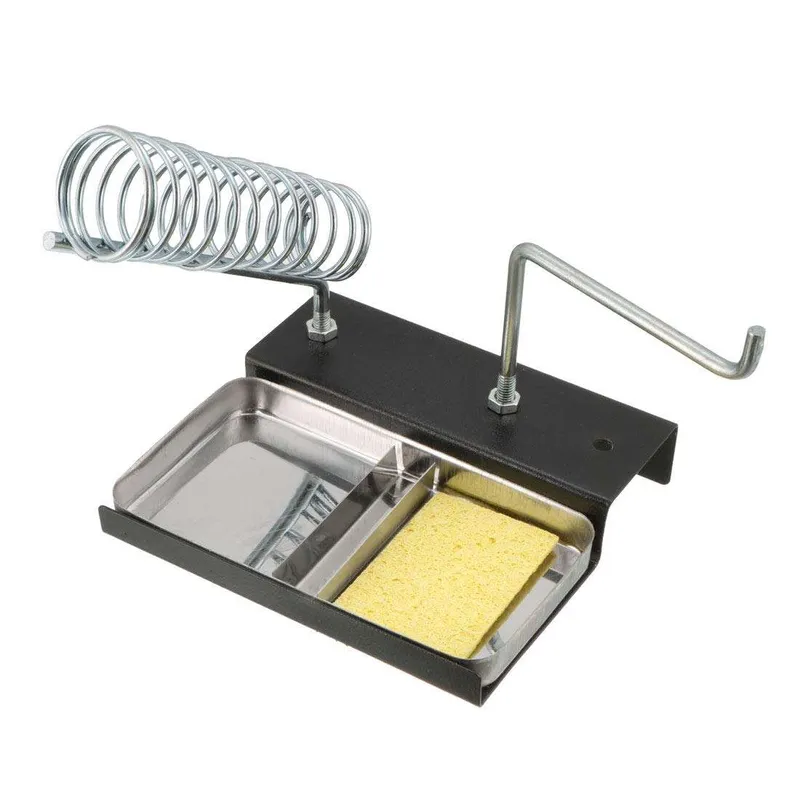 Soldering Iron Holder Dual-Compartment 10.2 × 11 × 2.12 cm