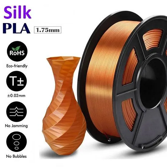 UGE PLA Plus Silk Filament 1.75mm Copper 1kg