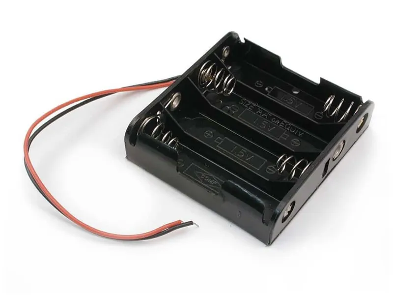 4 x AA Battery Holder Without Cover (6V)