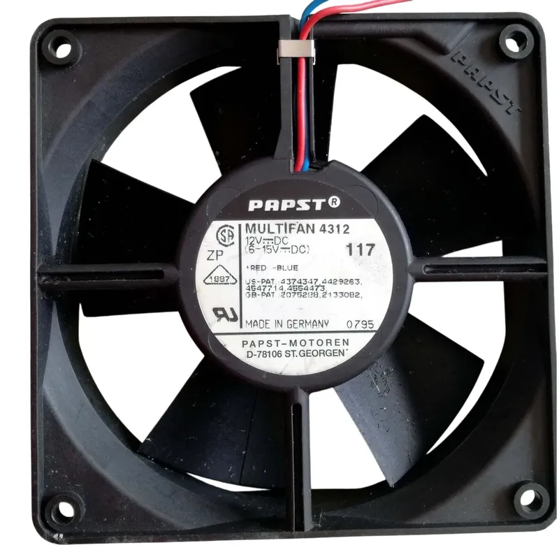PAPST 4312 DC Fan 12V 0.42A 120x120x32mm