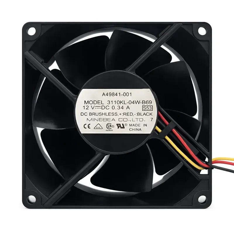 MINEBEA 3110KL-04W-B69 DC Cooling Fan 12V 0.34A 80x80x25mm