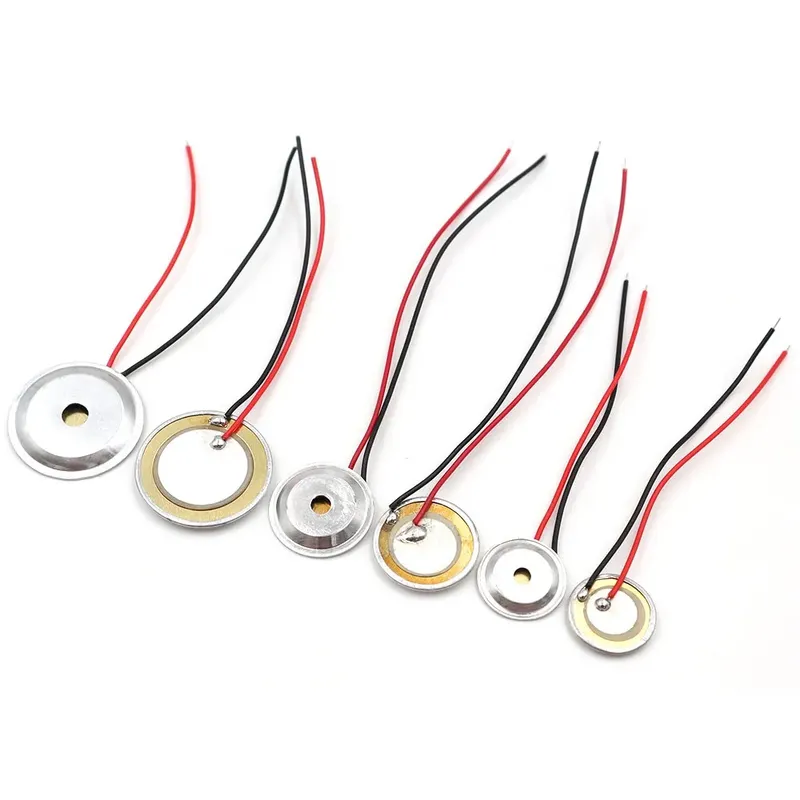 Piezo Buzzer Element with Aluminum Cover 12mm / 15mm / 20mm