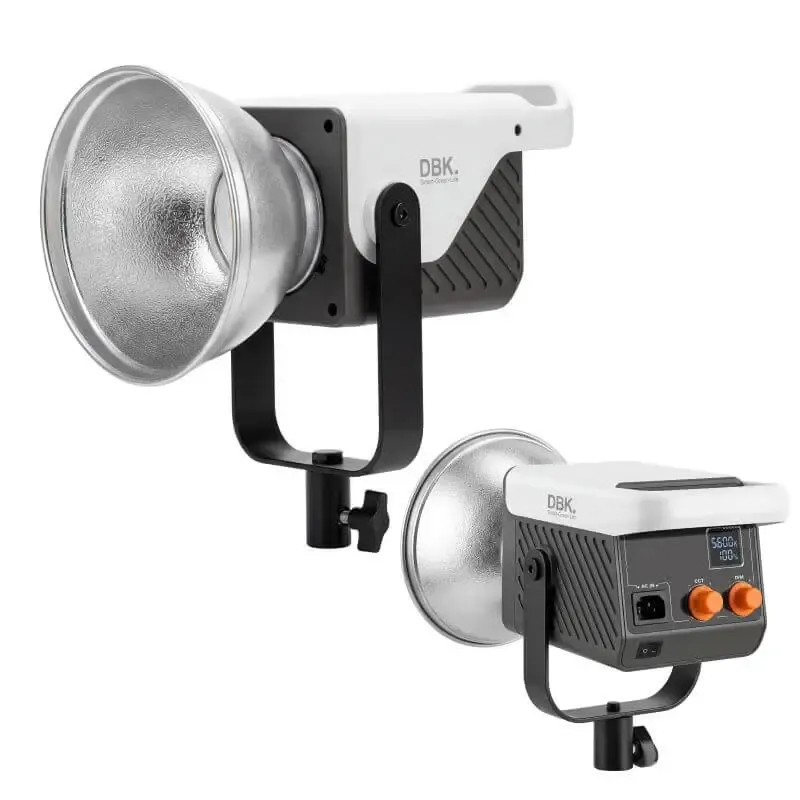 مصباح فيديو LED ثنائي اللون من DBK الطراز SLP019A بقدرة 200 وات