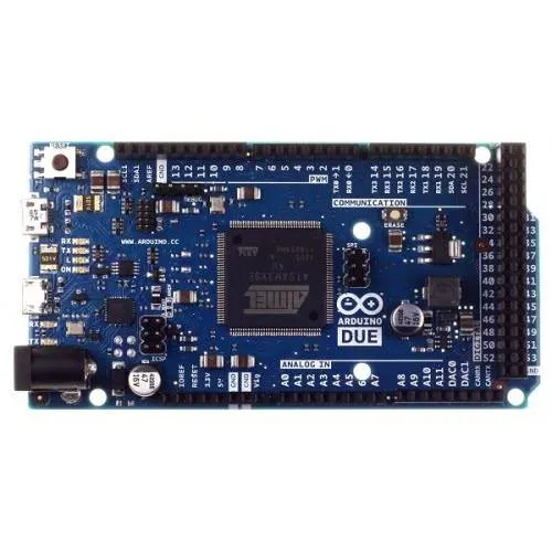 Arduino Due (Atmel SAM3X8E ARM Cortex-M3, 3.3V)