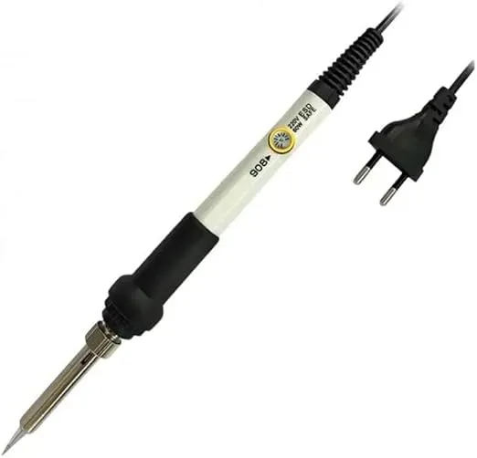 مكواة لحام كهربائية M&R بقدرة 60 واط وحرارة قابلة للضبط (110V/220V)